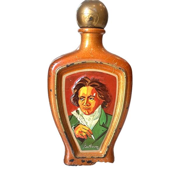 Vintage Jim Beam Liquor Whiskey Bottle Decanter Beethoven by Ed Weiss - Picture 1 of 5